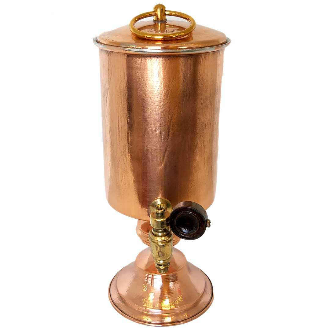 Price and Buy 1/5 Liter Hammered Copper Water Tank G640 - Image 4