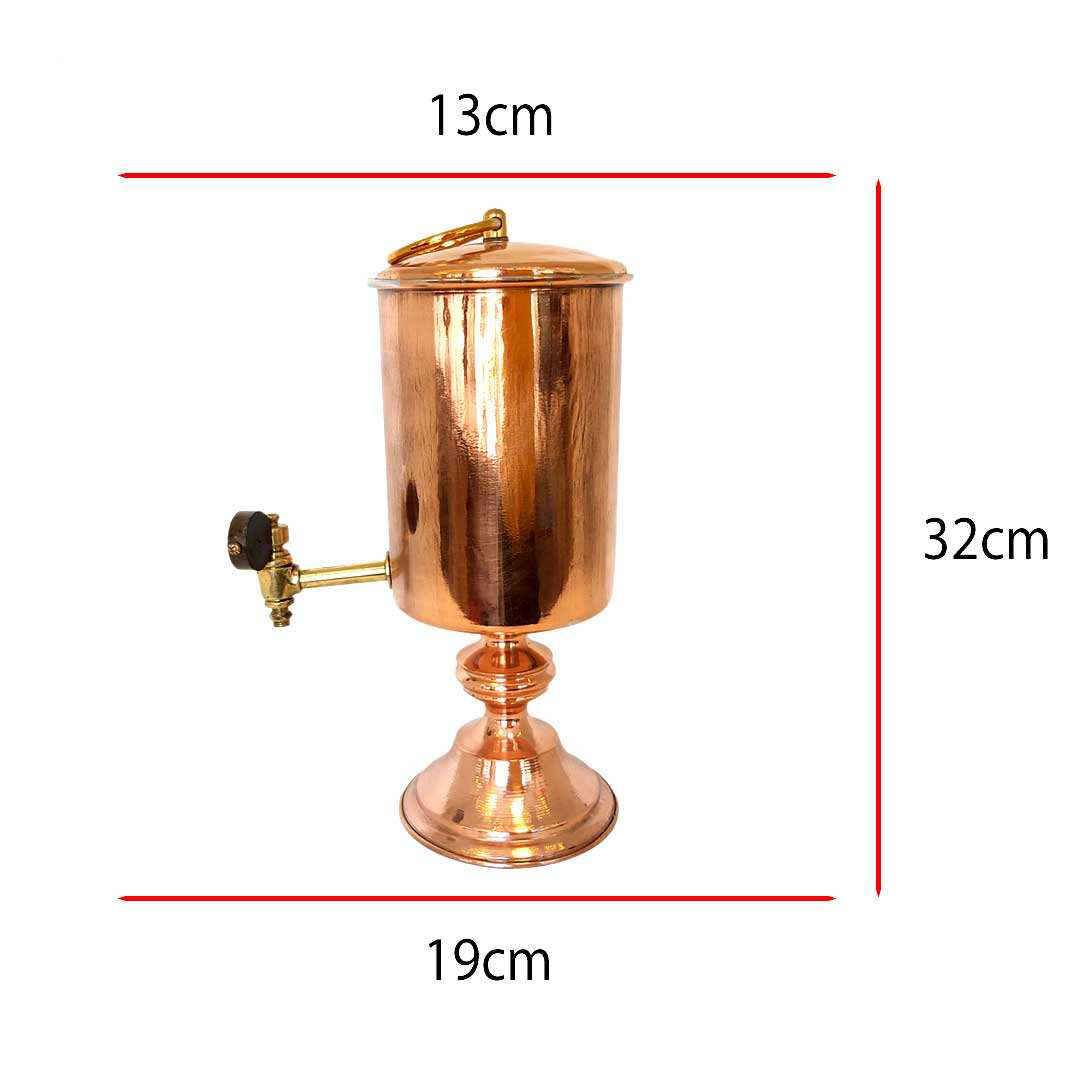 Price and Buy 1/5 Liter Hammered Copper Water Tank G640 - Image 5