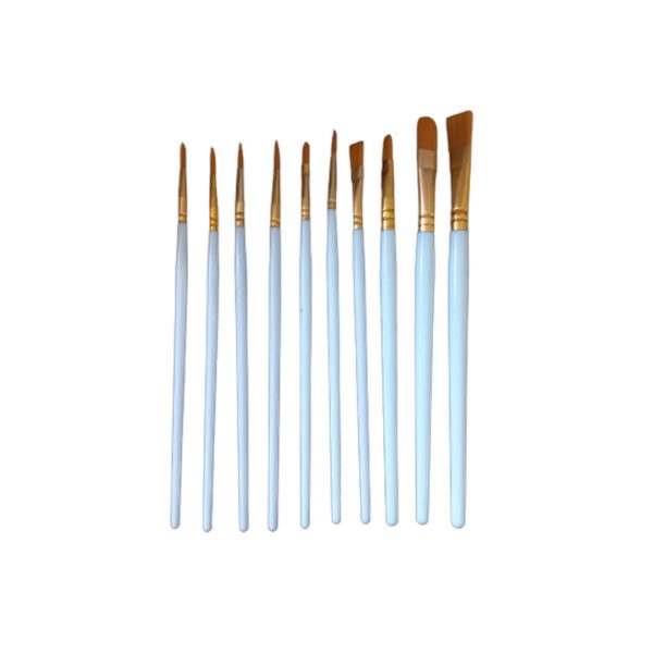 Price and Buy 10-Piece Soft Bristle Paint Brush Set for Watercolor, Acrylic, & Gouache_68feff661a51a.jpeg Price and Buy 10-Piece Soft Bristle Paint Brush Set for Watercolor, Acrylic, & Gouache