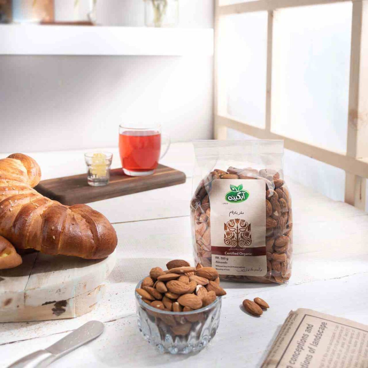 Price and Buy 100% Organic and shelled Almonds – 500g Pack - Image 3
