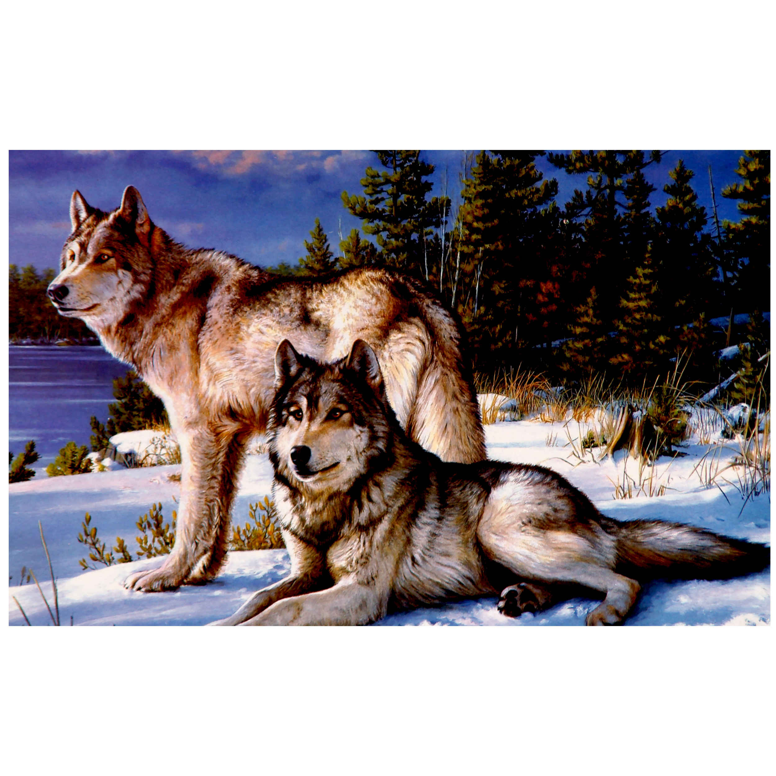 Price and Buy 1000-Piece Jigsaw Puzzle: Wolves – Majestic Wildlife - Image 3