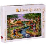 Price and Buy 1000-Piece Puzzle – Decorative Artwork for Framing, Beautiful Village Scene