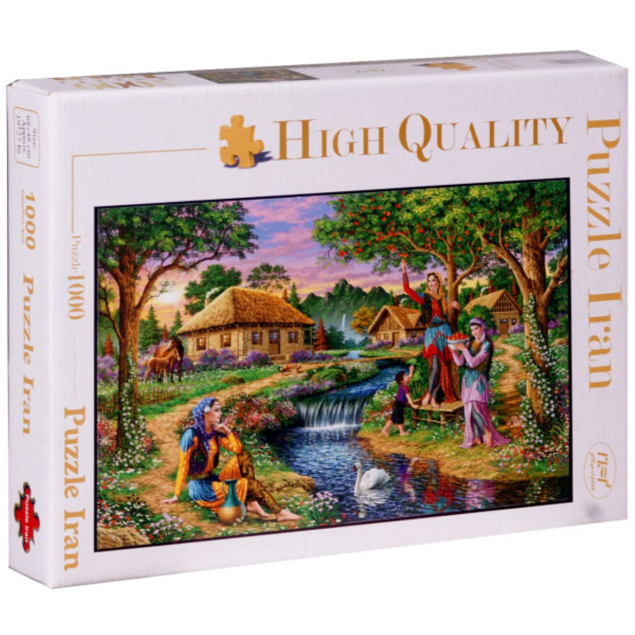Price and Buy 1000-Piece Puzzle – Decorative Artwork for Framing, Beautiful Village Scene_690319908db81.jpeg Price and Buy 1000-Piece Puzzle – Decorative Artwork for Framing, Beautiful Village Scene - Image 1