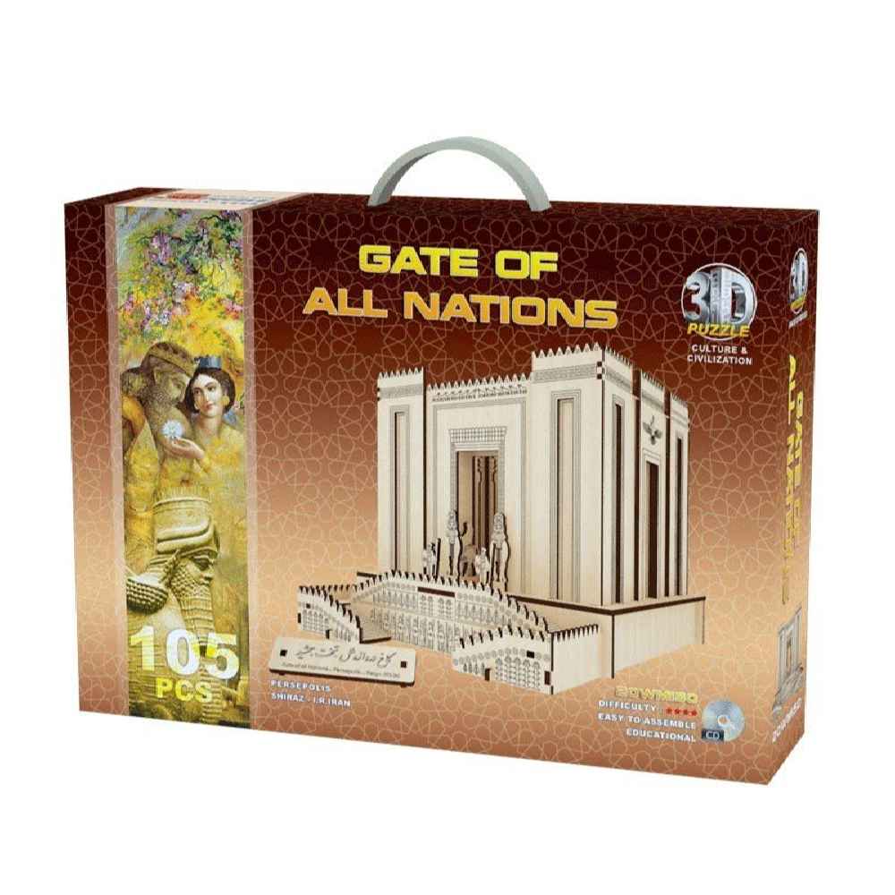 Price and Buy 105-Piece 3D Puzzle: Persepolis Gate of All Nations – Architectural Model - Image 4