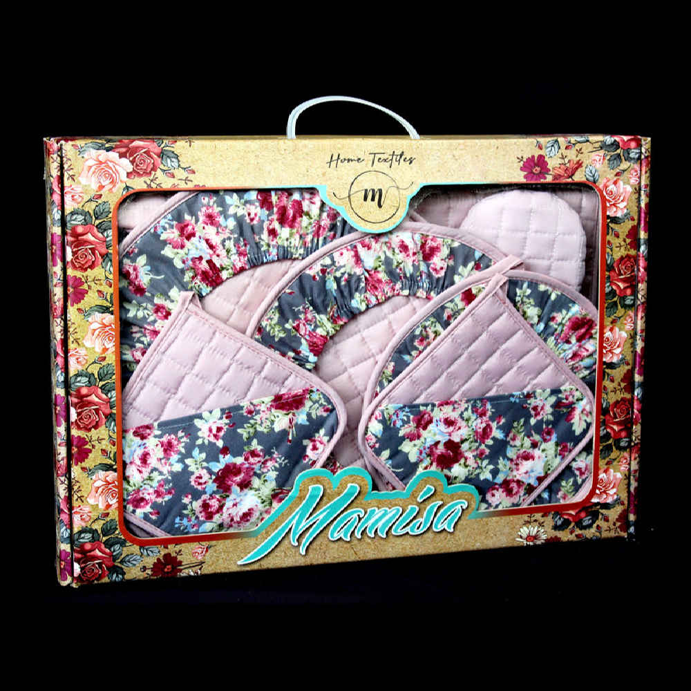 Price and Buy 11 Piece Floral Kitchen Apron Set Model Mamisa - Image 3