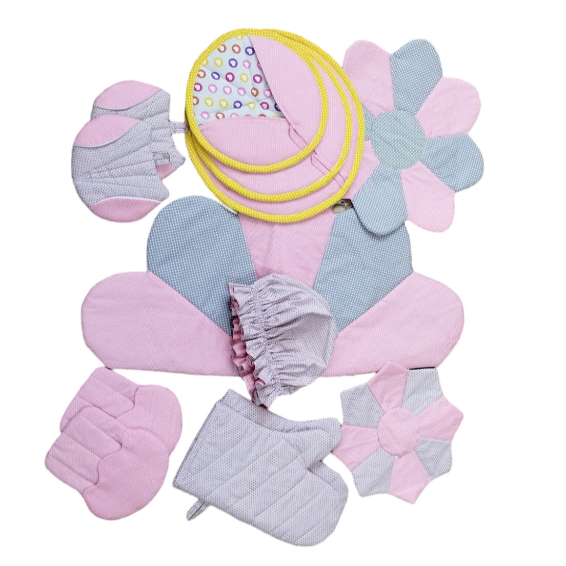 Price and Buy 13-Piece Apron and Kitchen Essentials Set Pink