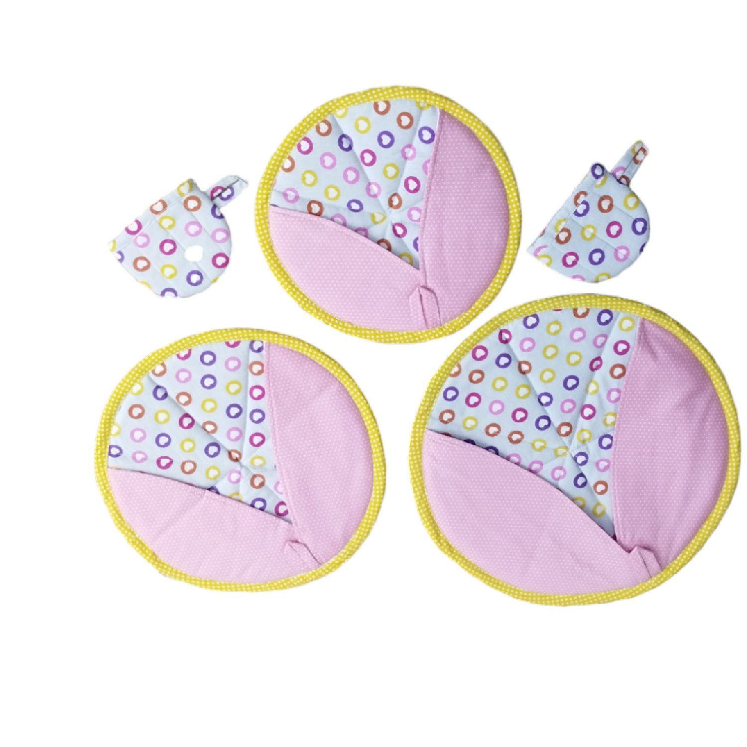 Price and Buy 13-Piece Apron and Kitchen Essentials Set Pink - Image 3