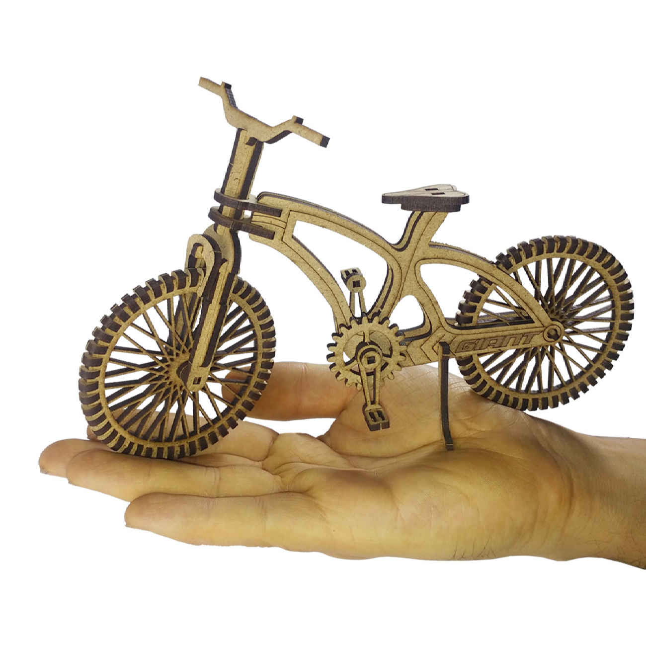 Price and Buy 130-Piece Wooden 3D Puzzle Model Kit – Bicycle - Image 6