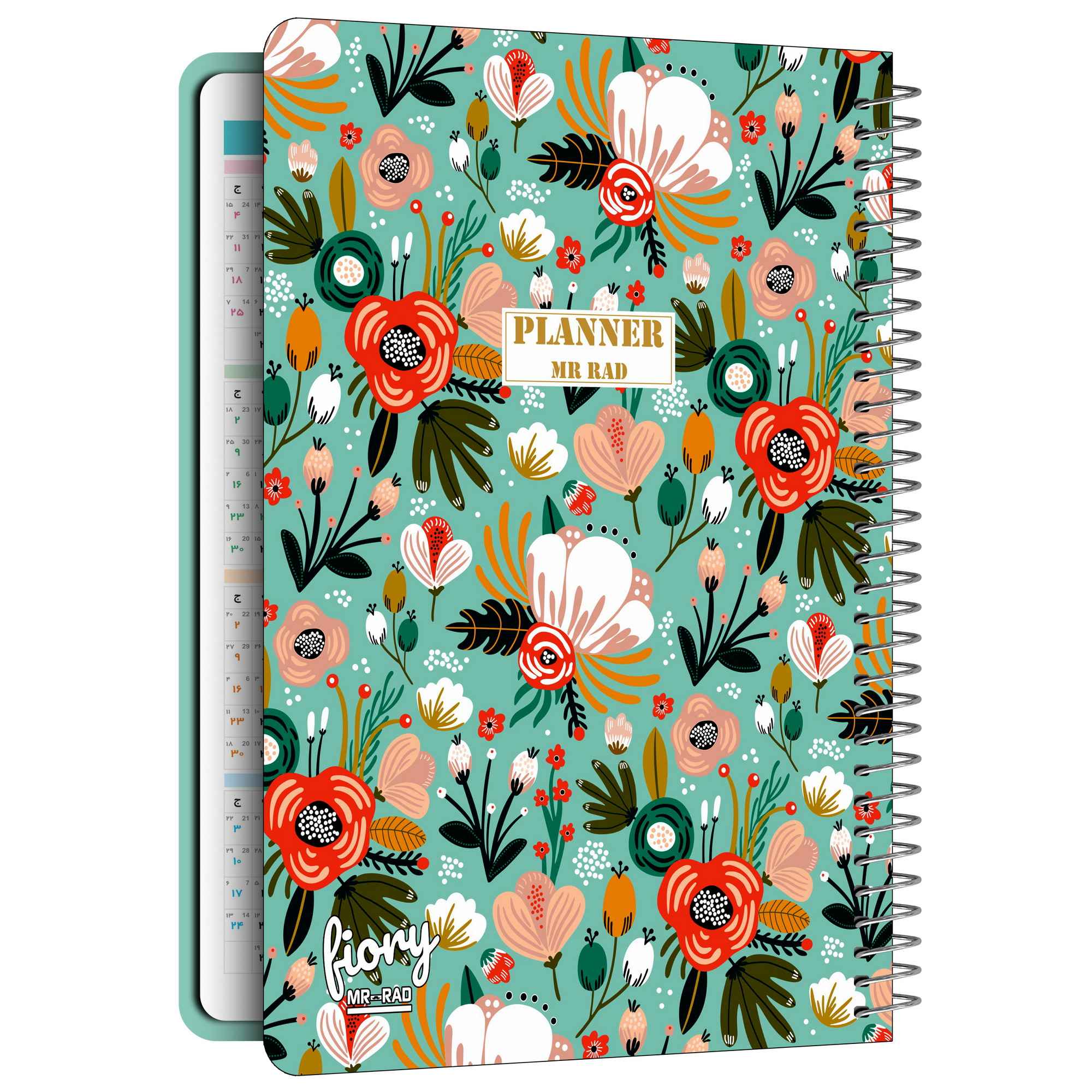 Price and Buy 1403 Persian Daily Planner Calendar Notebook Spring Pattern