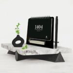 Price and Buy 1404 Persian Desk Calendar with Pen & Notes Modern Design