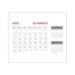 Price and Buy 1404 Persian Desk Calendar with Pen & Notes Modern Design - Image 4