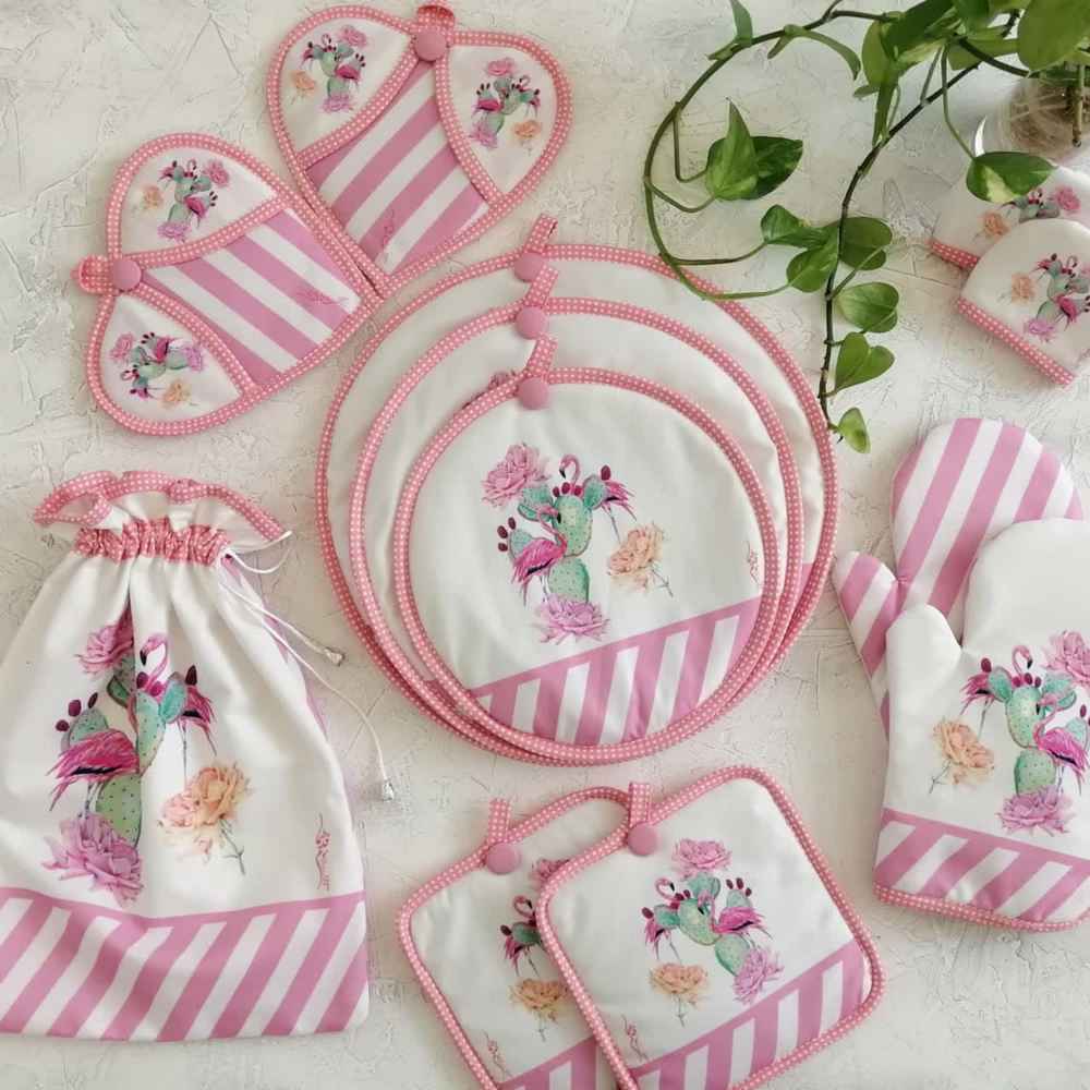 Price and Buy 15 Piece Floral Kitchen Apron Set Model Rozhin - Image 3