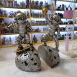 Price and Buy 2-Piece Astronaut Figurine Set Book Holder A Unique and Stylish Home Decor Piece