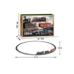 Price and Buy 20-Piece Battery-Operated Plastic Train Play set with Tracks – Large Toy Train Set for Kids - Image 3