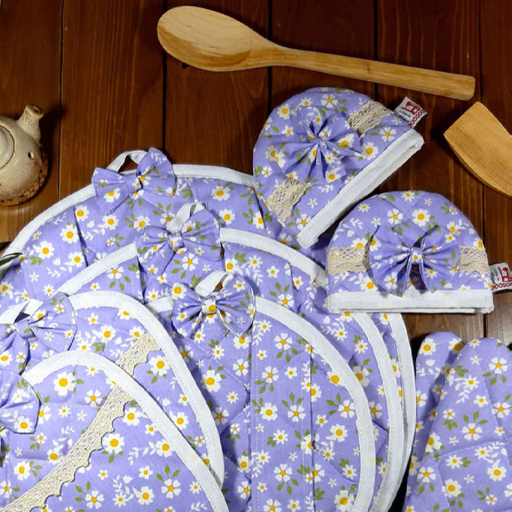 Price and Buy 21 Piece Floral Kitchen Apron Set Model Bahar - Image 4
