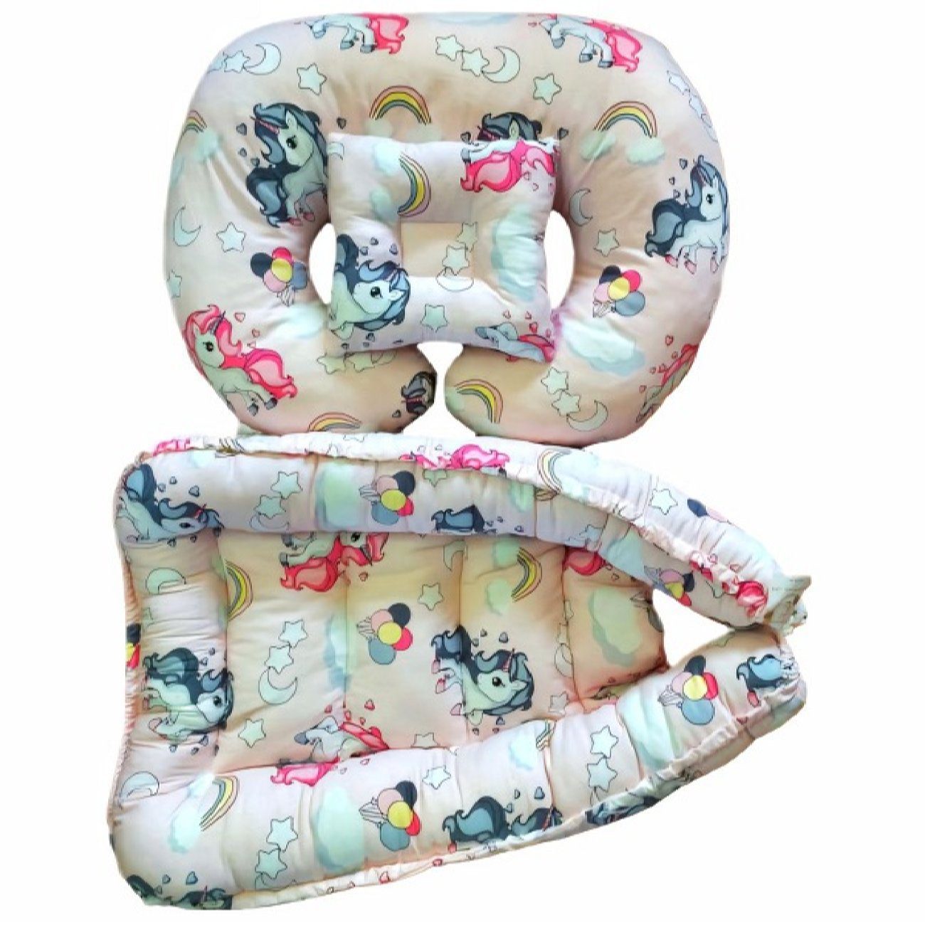 Price and Buy 3 Piece Cotton Baby Lounger Set Model Unicorn