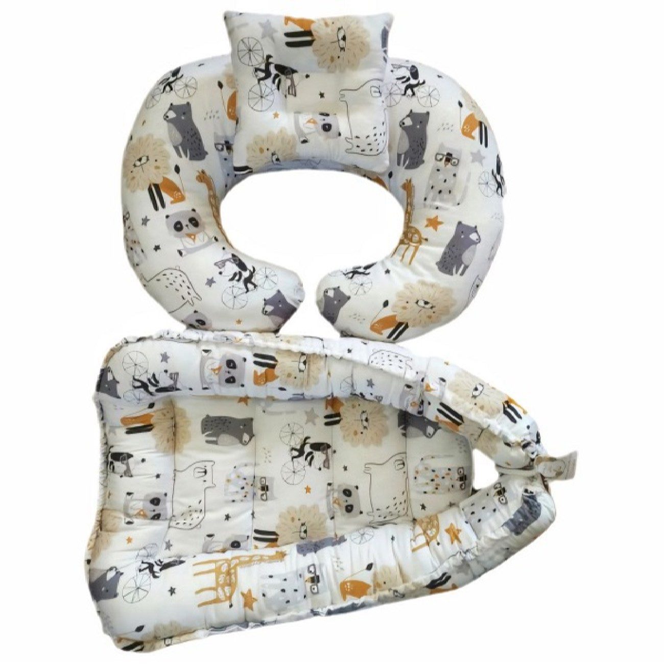 Price and Buy 3 Piece Cotton Baby Nest Set with Animal Design - Image 9