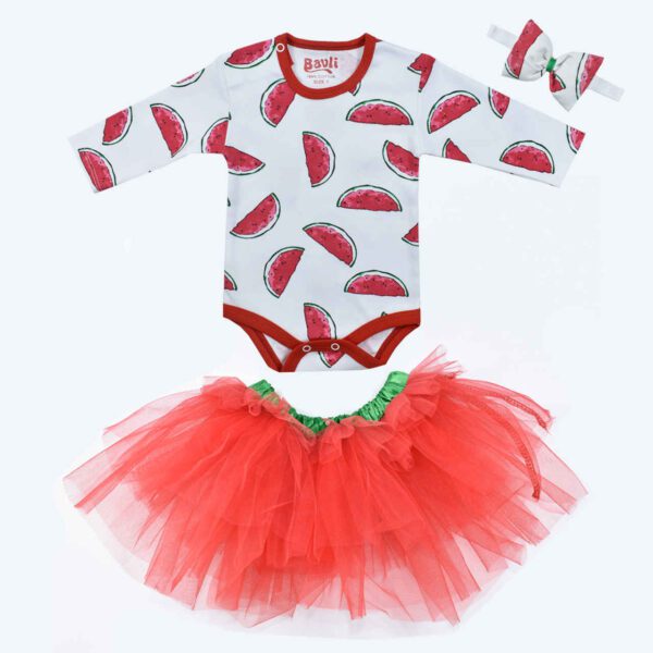 Price and Buy 3 Piece Yalda Baby Clothes Set Model Watermelon
