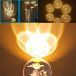 Price and Buy 3D Crystal Ball Night Light in Rose Flower Design Fantasy Glowing LED Lamp - Image 9