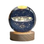 Price and Buy 3D Crystal Ball Night Light in Solar System Design Fantasy Glowing LED Lamp