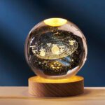 Price and Buy 3D Crystal Ball Night Light in Solar System Design Fantasy Glowing LED Lamp - Image 3