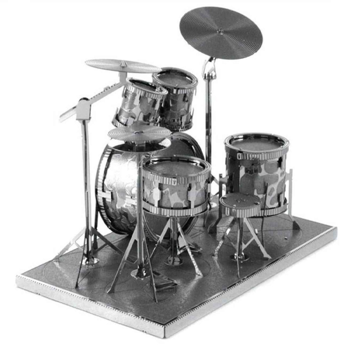 Price and Buy 3D Metal Puzzle – Drum Set Suitable for Kids & Adults - Image 4