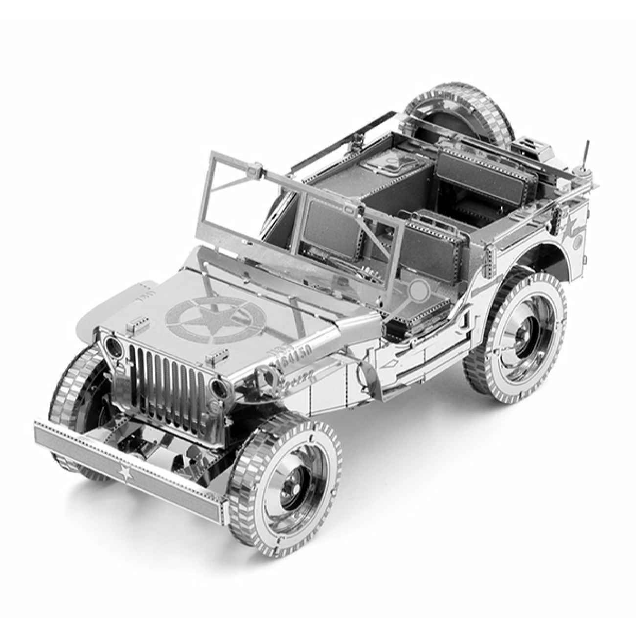Price and Buy 3D Metal Puzzle – Jeep Car Model Kit - Image 3