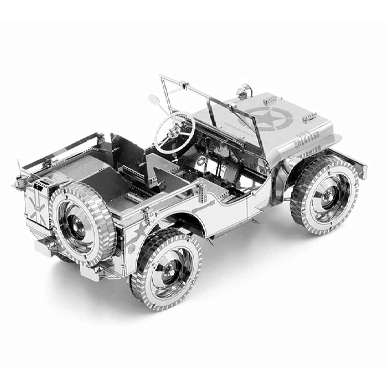 Price and Buy 3D Metal Puzzle – Jeep Car Model Kit - Image 4