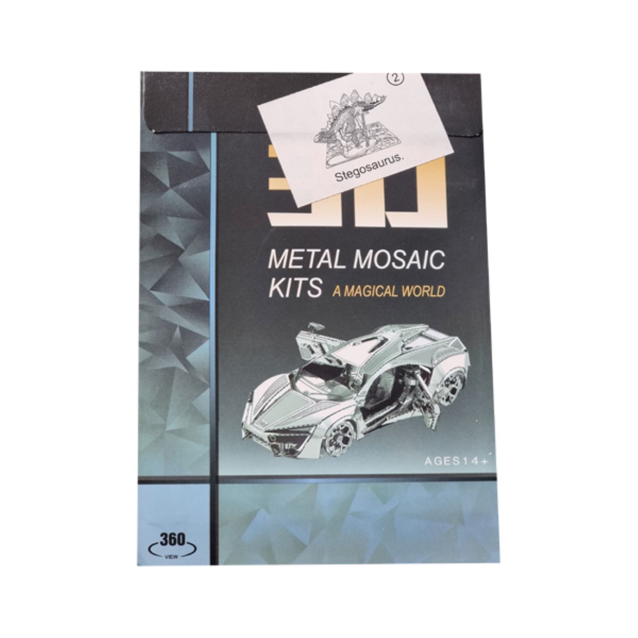 Price and Buy 3D Metal Puzzle – Stegosaurus Model Kit - Image 3