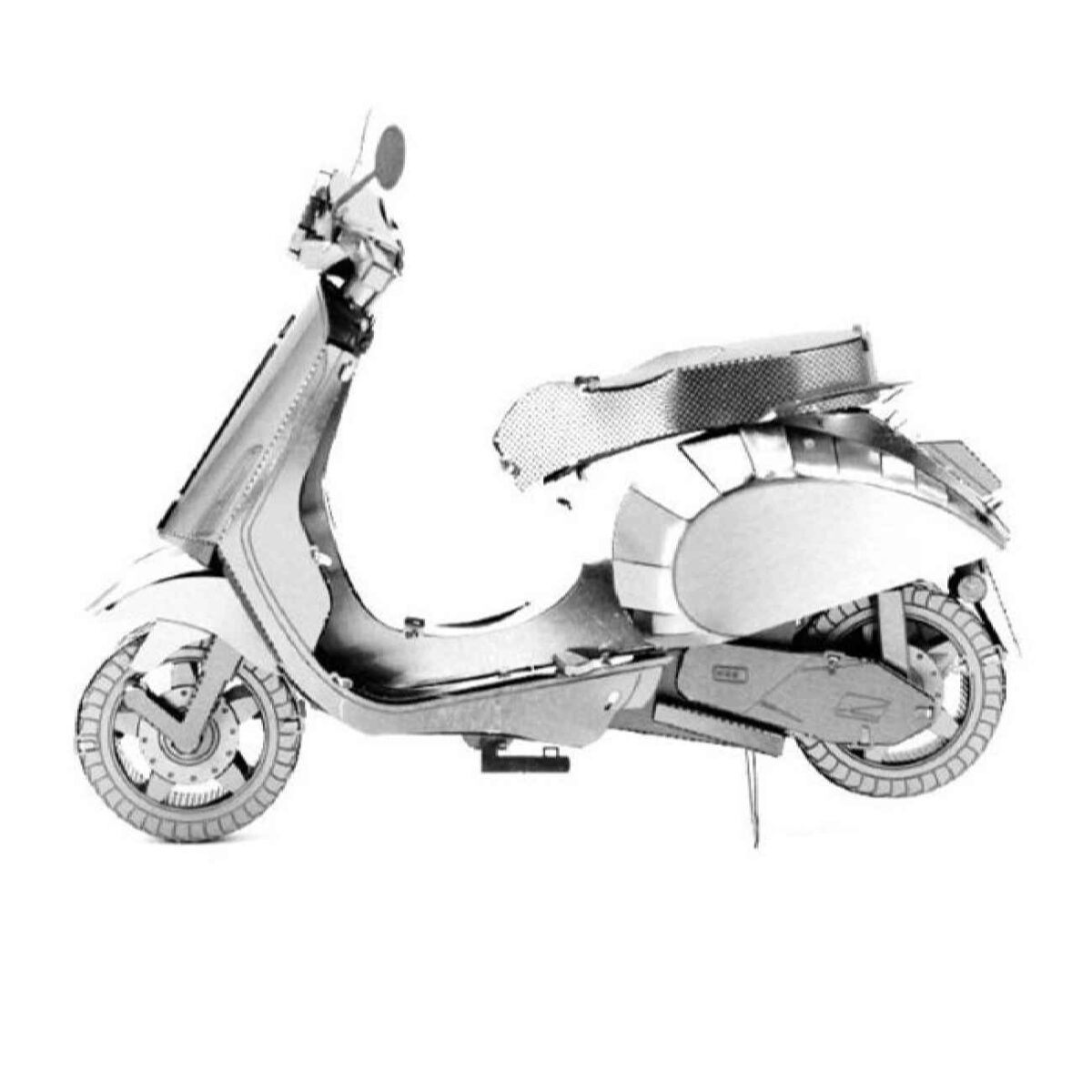 Price and Buy 3D Metal Puzzle – Vespa Motorbike Model Kit - Image 3