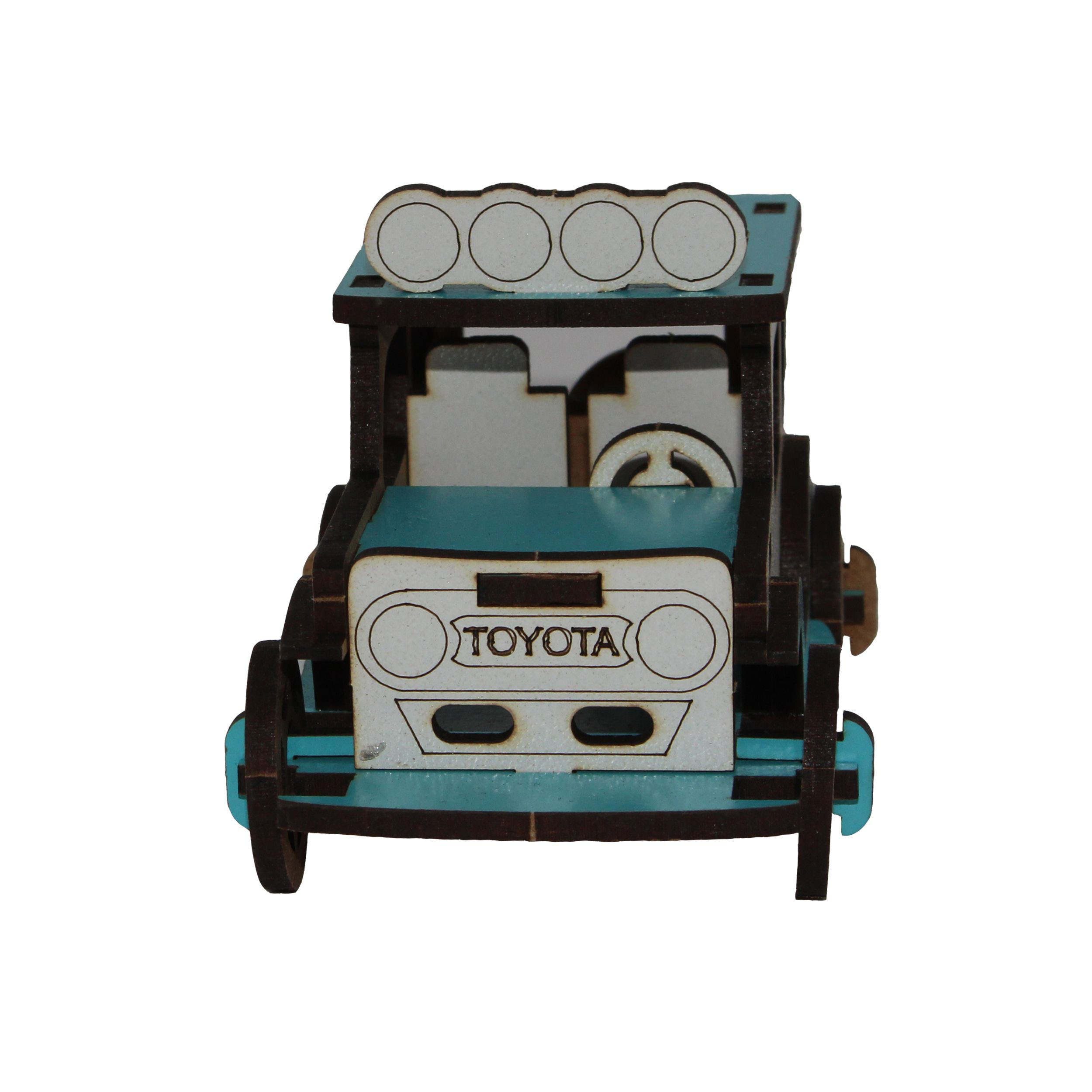 Price and Buy 3D Puzzle Wooden Model Kit – Car - Image 4