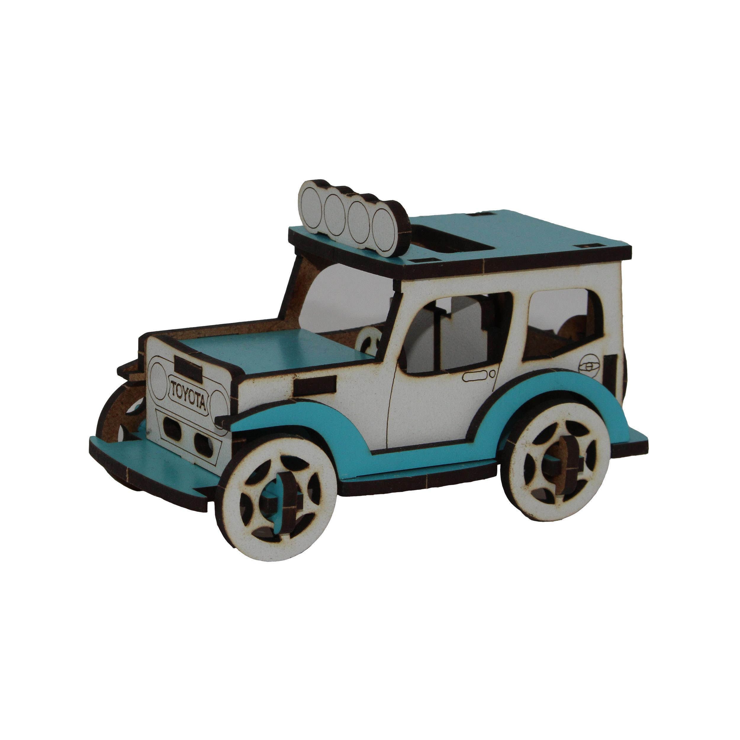 Price and Buy 3D Puzzle Wooden Model Kit – Car - Image 5