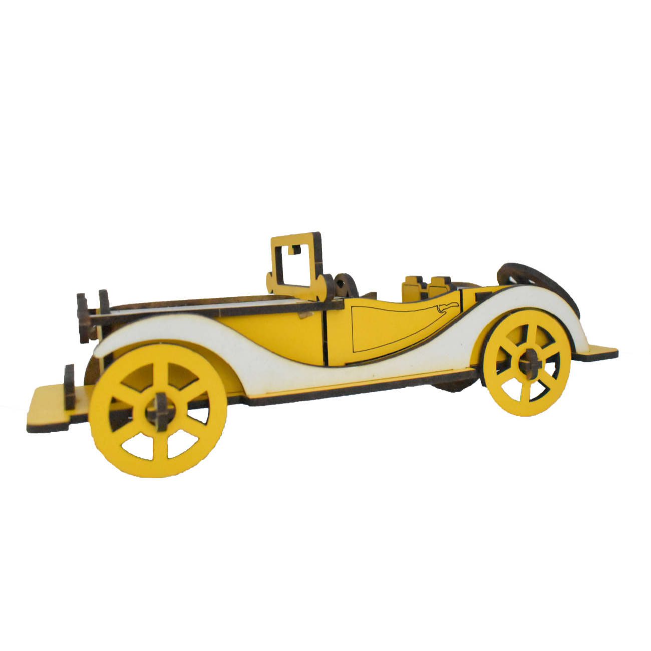 Price and Buy 3D Puzzle Wooden Model Kit – Mercedes Car - Image 3