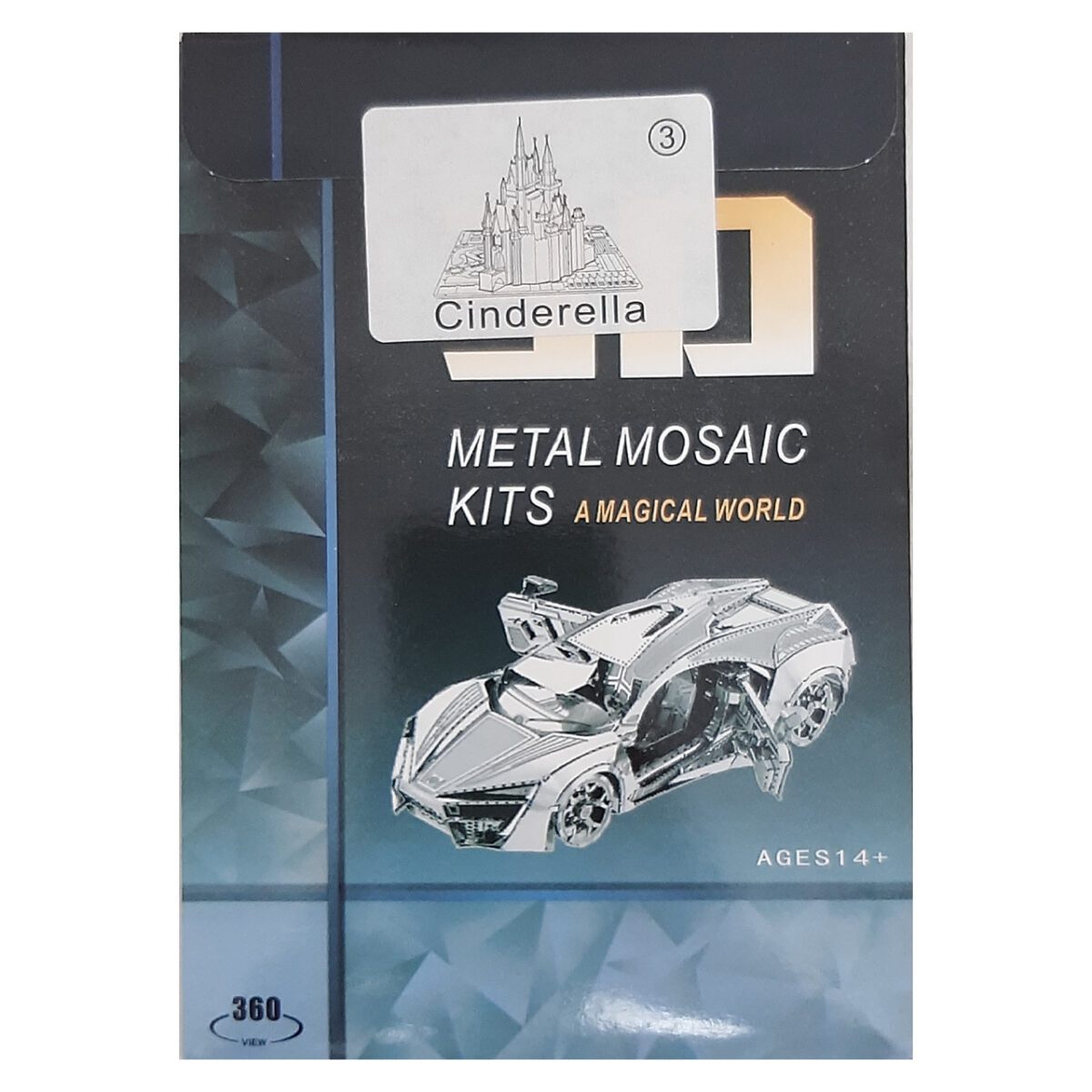 Price and Buy 3D Stainless Steel Puzzle Cinderella Castle Model Kit - Image 3