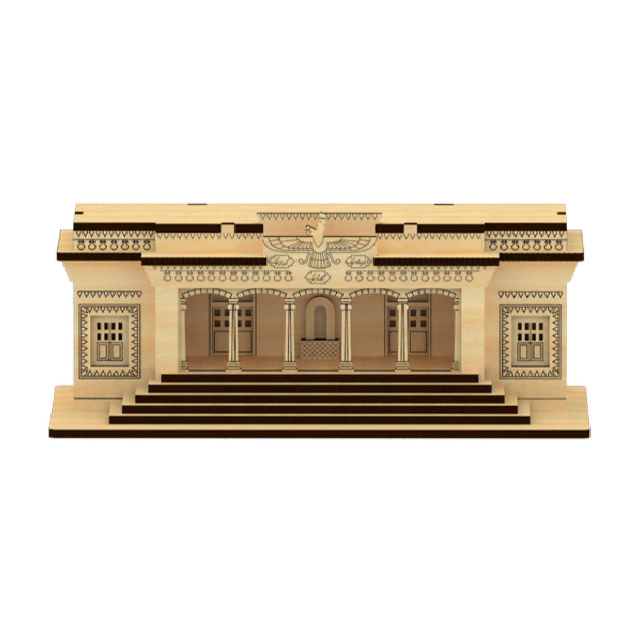 Price and Buy 3D Wooden Puzzle – Persian Fire Temple Model Kit