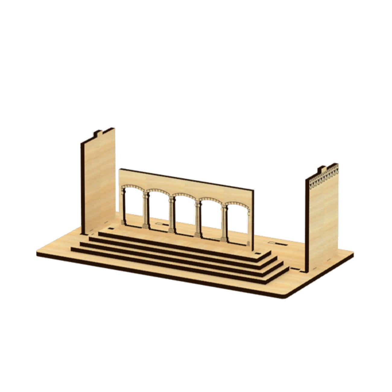 Price and Buy 3D Wooden Puzzle – Persian Fire Temple Model Kit - Image 5