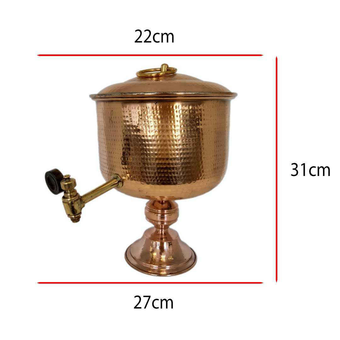 Price and Buy 4 Liter Hammered Copper Water Tank G641 - Image 4