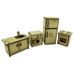 Price and Buy 41-Piece Wooden 3D Puzzle Model Kit – Kitchen