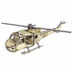 Price and Buy 49-Piece Wooden 3D Puzzle Model Kit – Helicopter