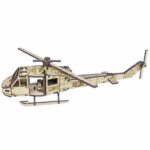 Price and Buy 49-Piece Wooden 3D Puzzle Model Kit – Helicopter - Image 4