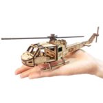 Price and Buy 49-Piece Wooden 3D Puzzle Model Kit – Helicopter - Image 5