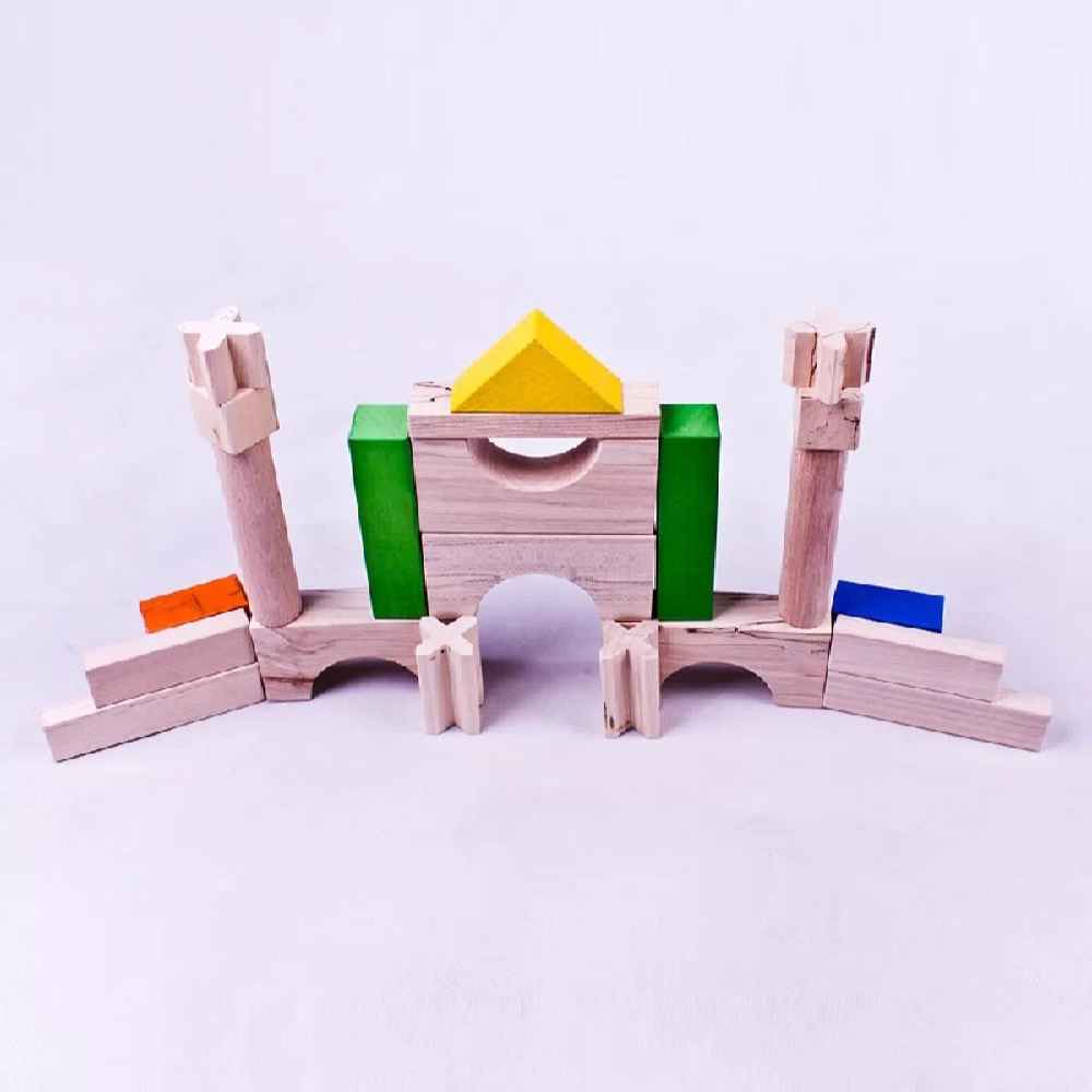 Price and Buy 50-Piece Wooden Geometric Brain Teaser Puzzle – Comprehensive Challenge - Image 4