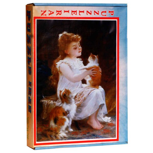 Price and Buy 500-Piece Jigsaw Puzzle: A Girl with Her Cats – Charming & Fun_68ff41837f110.jpeg Price and Buy 500-Piece Jigsaw Puzzle: A Girl with Her Cats – Charming & Fun