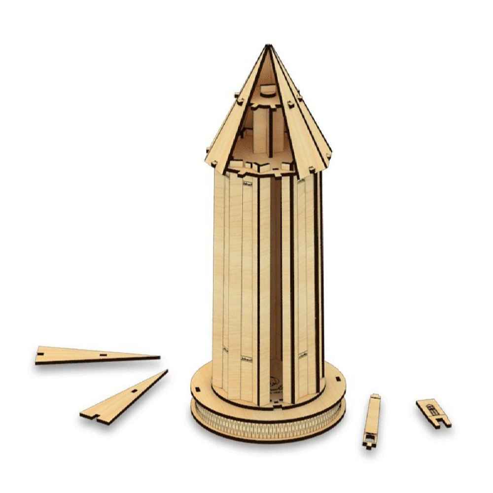 Price and Buy 53-Piece 3D Puzzle: The Tower of Kavus – Detailed Model - Image 4