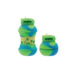 Price and Buy 550ml Silicone Water Bottle – Earth Globe Design, School & Sport Fans