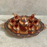 Price and Buy 6-person Copper and Mina Kari Tea Set with Very Delicate and Unique Patterns - Image 4