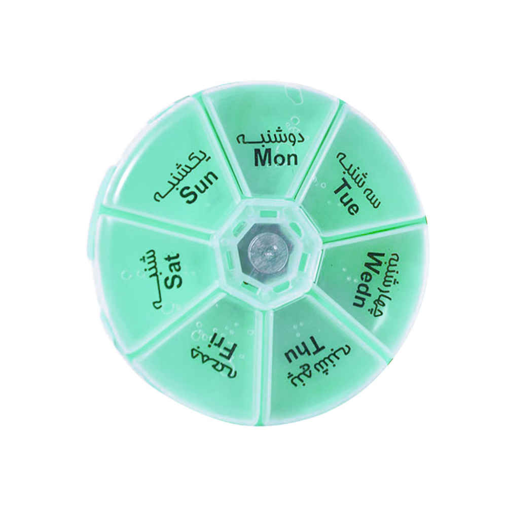 Price and Buy 7-Day Pill Organizer with 4 Compartments and Farsi Labels - Image 3