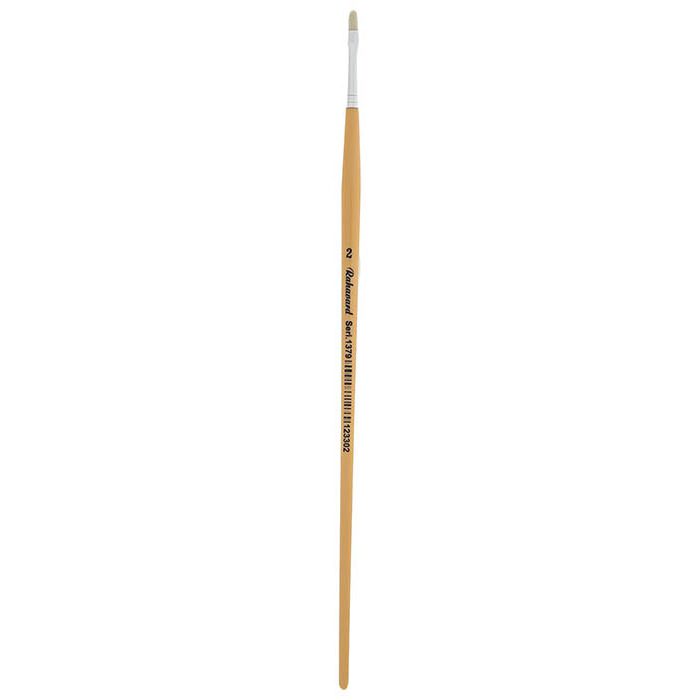 Price and Buy 7-Piece Flat Bristle Paint Brush Set for Watercolor, Acrylic, & Gouache - Image 5