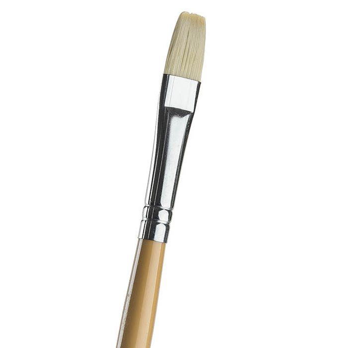 Price and Buy 7-Piece Flat Bristle Paint Brush Set for Watercolor, Acrylic, & Gouache - Image 6