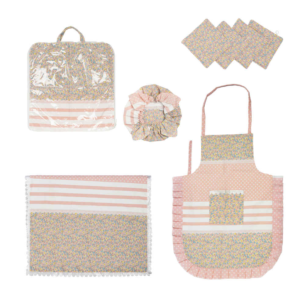 Price and Buy 8 Piece Kitchen Apron Set Model Bahareh